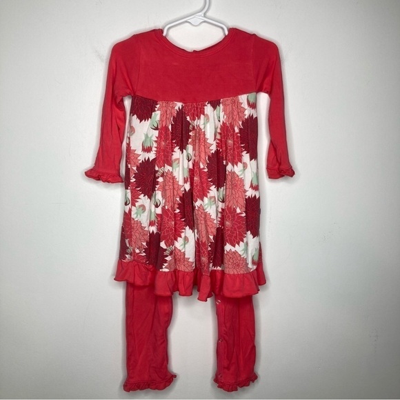 Kickee pants floral dress size 18/24 mo - Picture 1 of 6